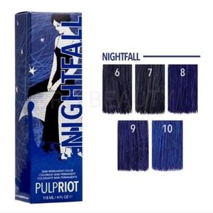New! 2 Pulp Riot "Nightfall" Semi Permanent Hair Color Size 4oz each
